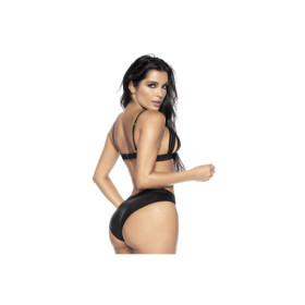 Ensemble lingerie sexy 2 pièces effet mouillé 